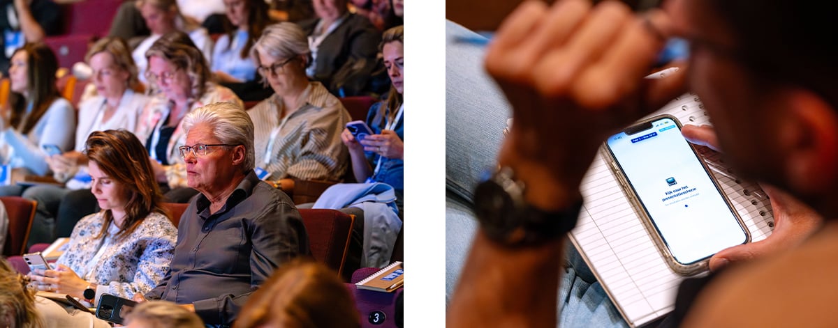 Interactieve sessie tijdens het Studiekeuze & Strategie Congres